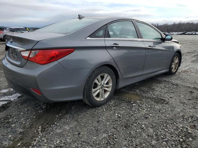 5NPEB4AC6EH852458 - 2014 HYUNDAI SONATA GLS BLACK photo 3