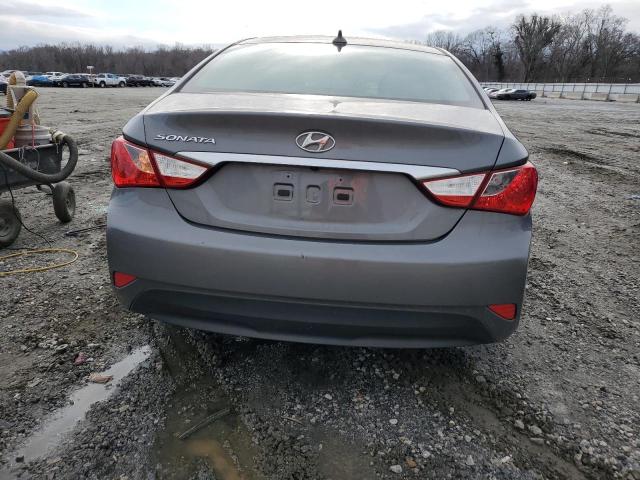 5NPEB4AC6EH852458 - 2014 HYUNDAI SONATA GLS BLACK photo 6