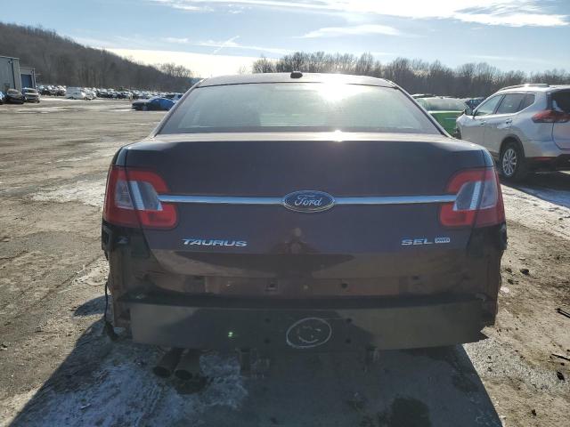 1FAHP2HW1AG159675 - 2010 FORD TAURUS SEL BROWN photo 6