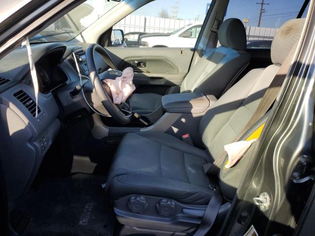 5FNYF28197B047307 - 2007 HONDA PILOT LX GRAY photo 7