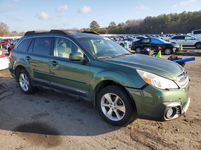 4S4BRBKC7D3212377 - 2013 SUBARU OUTBACK 2.5I LIMITED GREEN photo 4