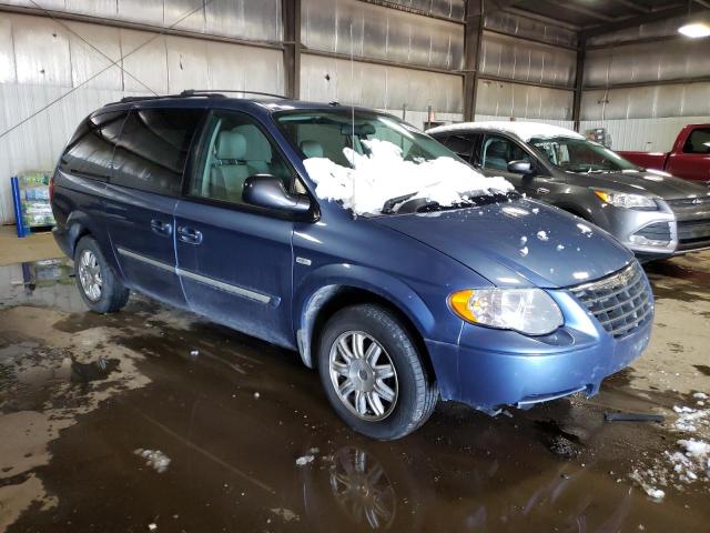 2A4GP54L87R152940 - 2007 CHRYSLER TOWN & COU TOURING BLUE photo 4