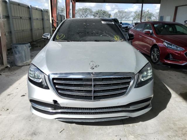 WDDUG6GB0JA343254 - 2018 MERCEDES-BENZ S 450 SILVER photo 5