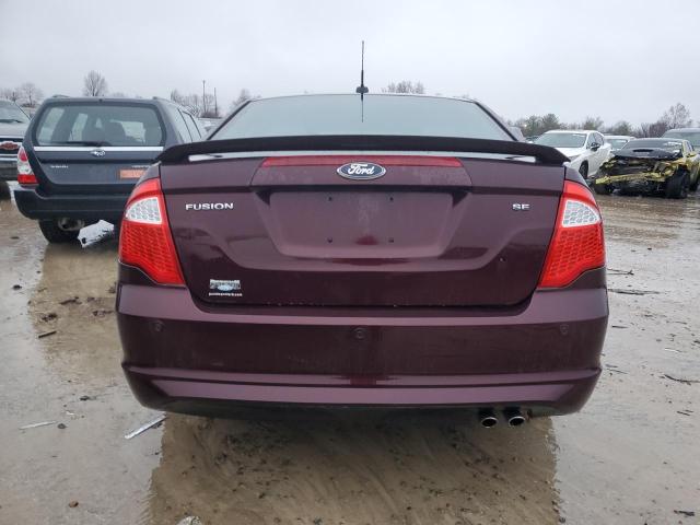 3FAHP0HA2CR437388 - 2012 FORD FUSION SE PURPLE photo 6