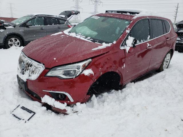 LRBFXDSA4HD050065 - 2017 BUICK ENVISION ESSENCE Բորդո լուսանկար 1