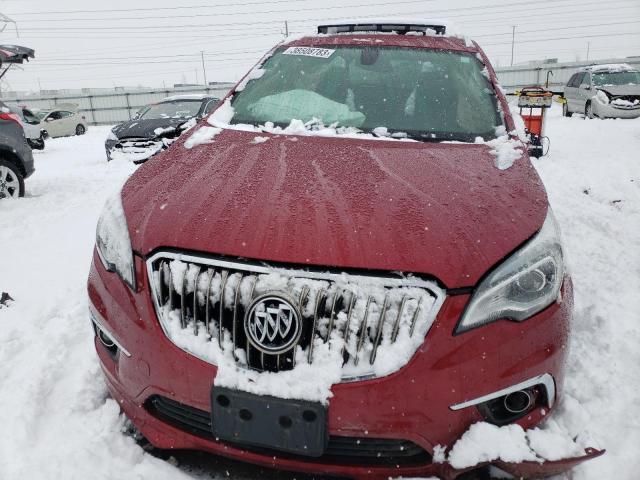 LRBFXDSA4HD050065 - 2017 BUICK ENVISION ESSENCE Բորդո լուսանկար 5