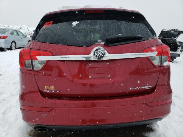 LRBFXDSA4HD050065 - 2017 BUICK ENVISION ESSENCE Բորդո լուսանկար 6