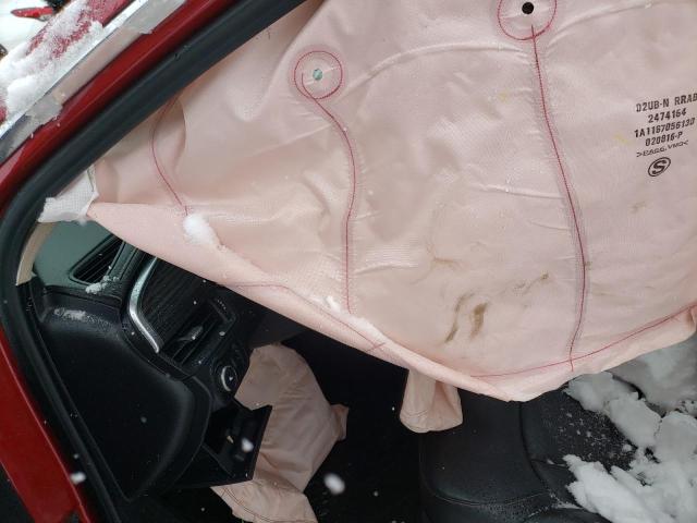 LRBFXDSA4HD050065 - 2017 BUICK ENVISION ESSENCE Բորդո լուսանկար 9