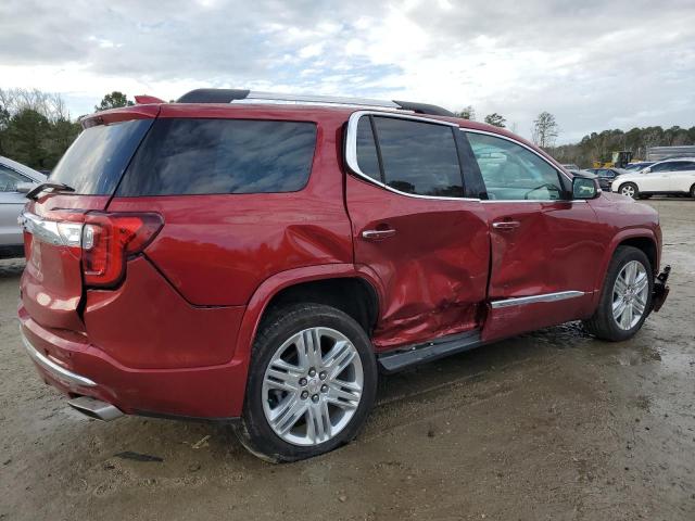 1GKKNPLS4NZ142133 - 2022 GMC ACADIA DENALI RED photo 3