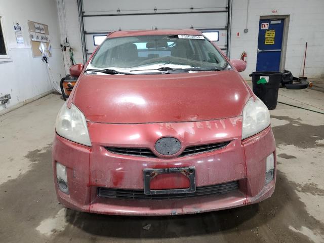 JTDKN3DU3A1286222 - 2010 TOYOTA PRIUS RED photo 5