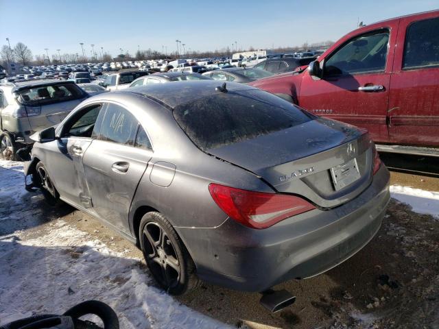 WDDSJ4GB5EN103533 - 2014 MERCEDES-BENZ CLA 250 4MATIC GRAY photo 2