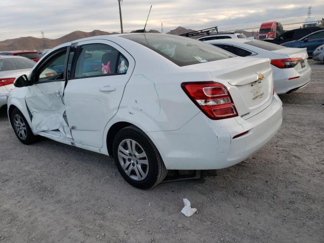 1G1JB5SH5J4126825 - 2018 CHEVROLET SONIC LS WHITE photo 2