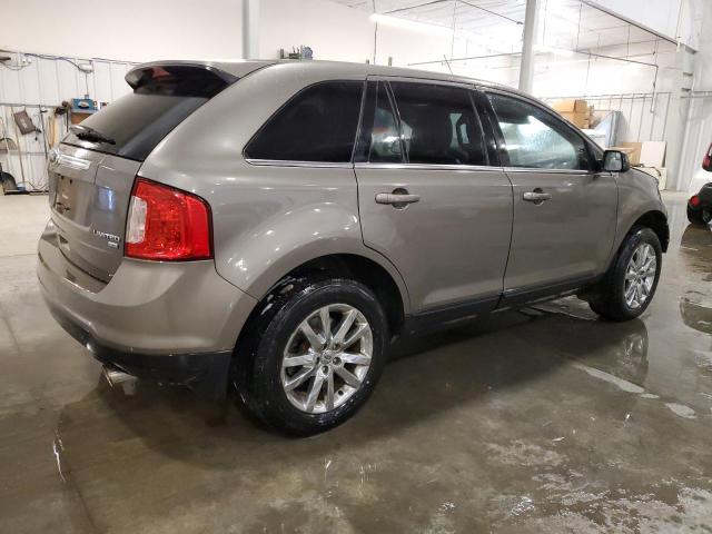 2FMDK4KC2DBB58480 - 2013 FORD EDGE LIMITED GRAY photo 3