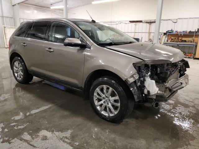 2FMDK4KC2DBB58480 - 2013 FORD EDGE LIMITED GRAY photo 4