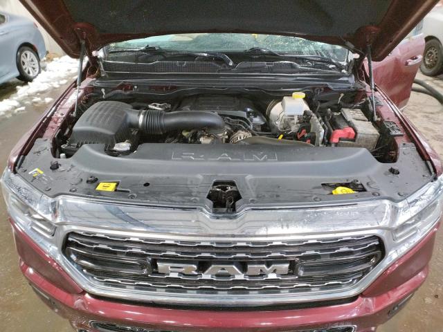 1C6SRFHT0KN690880 - 2019 RAM 1500 LIMITED BURGUNDY photo 11