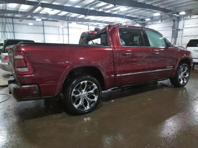 1C6SRFHT0KN690880 - 2019 RAM 1500 LIMITED BURGUNDY photo 3