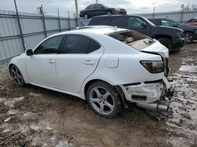 JTHBK262972043854 - 2007 LEXUS IS 250 WHITE photo 2