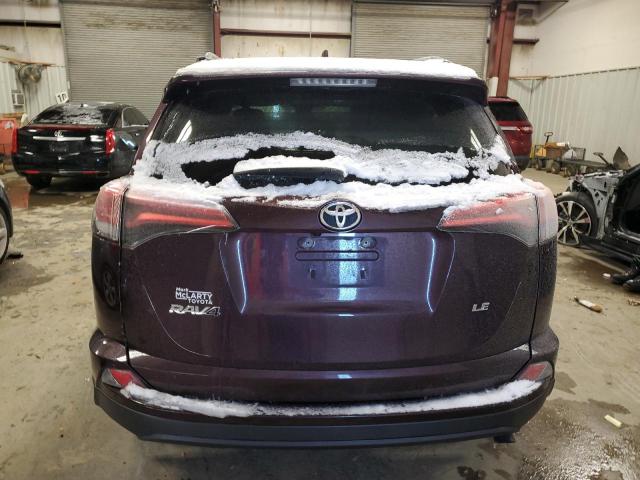 2T3ZFREV0JW512935 - 2018 TOYOTA RAV4 LE MAROON photo 6