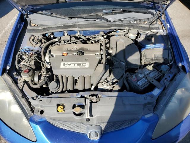 JH4DC548X5S013497 - 2005 ACURA RSX BLUE photo 11