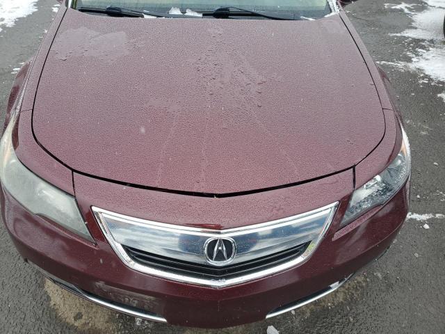 19UUA8F22DA008592 - 2013 ACURA TL BURGUNDY photo 11