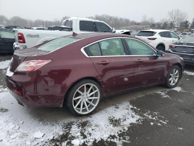 19UUA8F22DA008592 - 2013 ACURA TL BURGUNDY photo 3