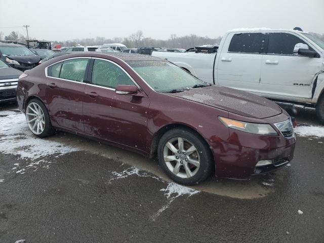 19UUA8F22DA008592 - 2013 ACURA TL BURGUNDY photo 4