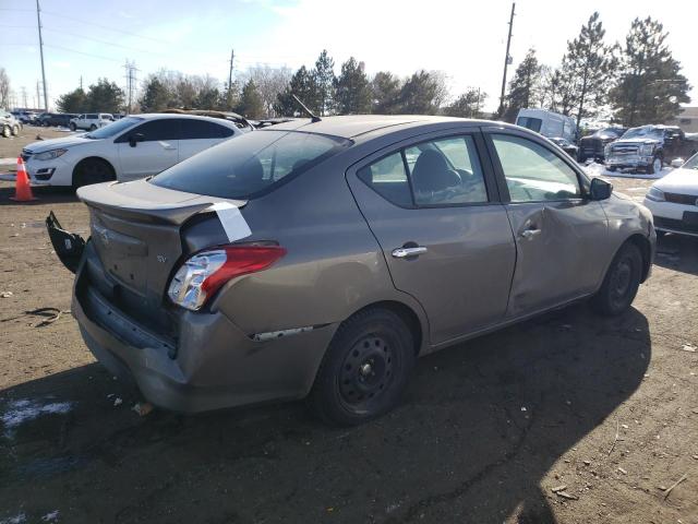 3N1CN7APXHK414509 - 2017 NISSAN VERSA S GRAY photo 3