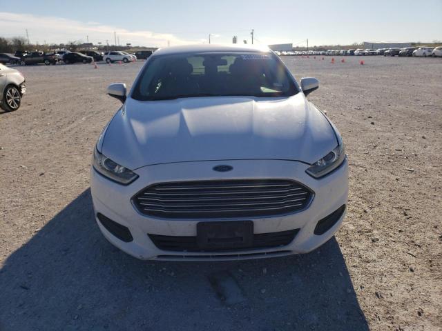 3FA6P0G7XER315152 - 2014 FORD FUSION S WHITE photo 5