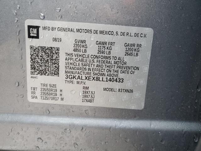 3GKALXEX8LL140433 - 2020 GMC TERRAIN DENALI CHARCOAL photo 13