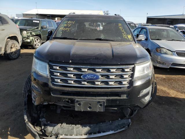 1FM5K8D82GGC58371 - 2016 FORD EXPLORER XLT BLACK photo 5