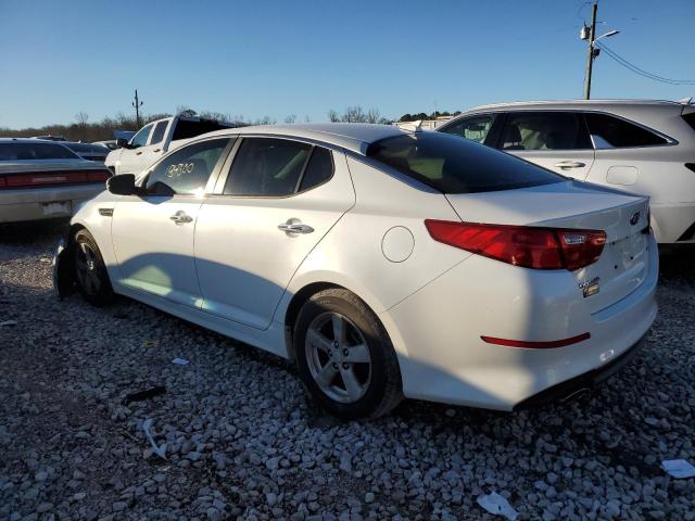 KNAGM4A71E5517238 - 2014 KIA OPTIMA LX WHITE photo 2