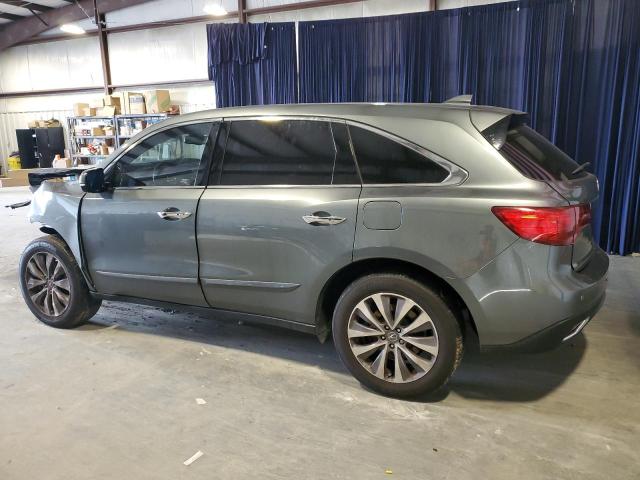 5FRYD3H49EB012123 - 2014 ACURA MDX TECHNOLOGY GRAY photo 2