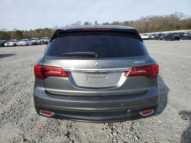 5FRYD3H49EB012123 - 2014 ACURA MDX TECHNOLOGY GRAY photo 6