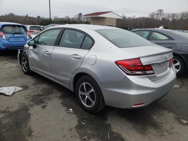 19XFB2F73FE224285 - 2015 HONDA CIVIC SE SILVER photo 2