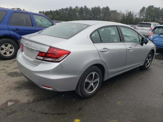 19XFB2F73FE224285 - 2015 HONDA CIVIC SE SILVER photo 3