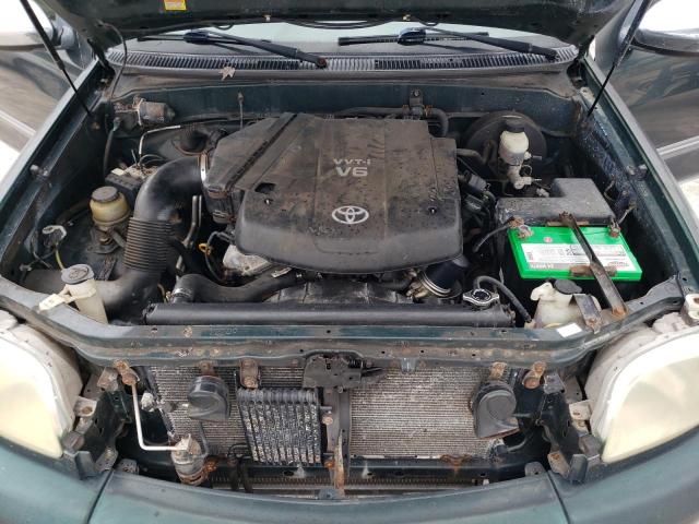 5TBRU34135S452554 - 2005 TOYOTA TUNDRA ACCESS CAB SR5 GREEN photo 11