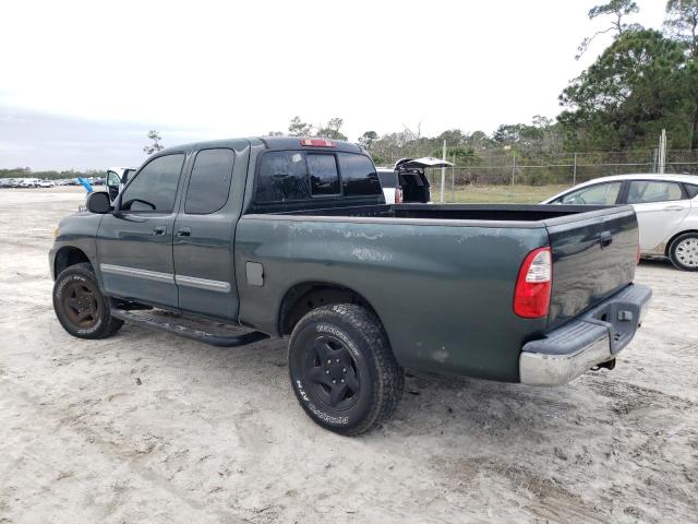 5TBRU34135S452554 - 2005 TOYOTA TUNDRA ACCESS CAB SR5 GREEN photo 2