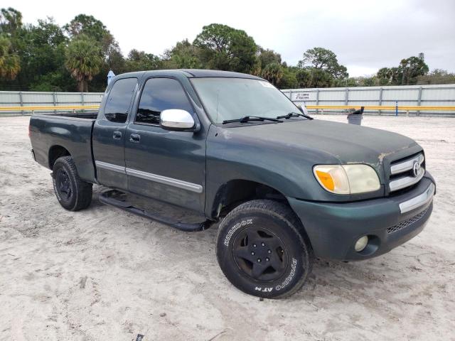 5TBRU34135S452554 - 2005 TOYOTA TUNDRA ACCESS CAB SR5 GREEN photo 4