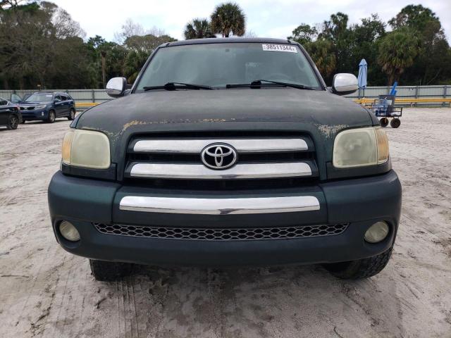 5TBRU34135S452554 - 2005 TOYOTA TUNDRA ACCESS CAB SR5 GREEN photo 5