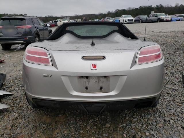 1G8MB35B67Y100813 - 2007 SATURN SKY SILVER photo 6