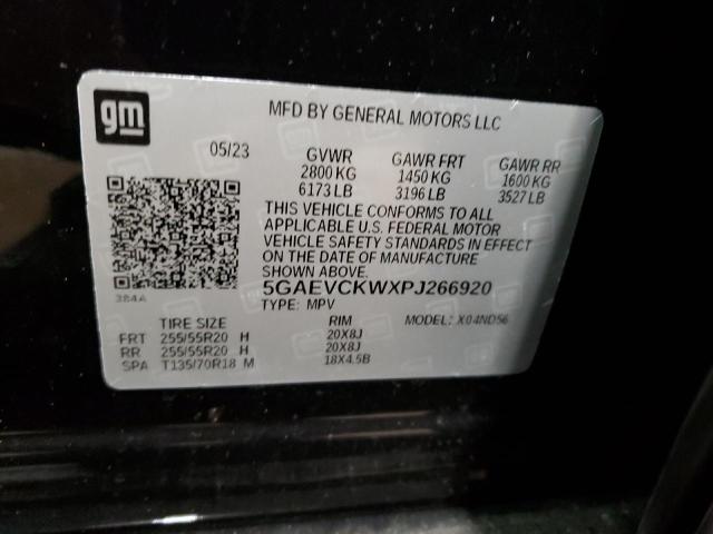 5GAEVCKWXPJ266920 - 2023 BUICK ENCLAVE AVENIR 黑色 照片 13