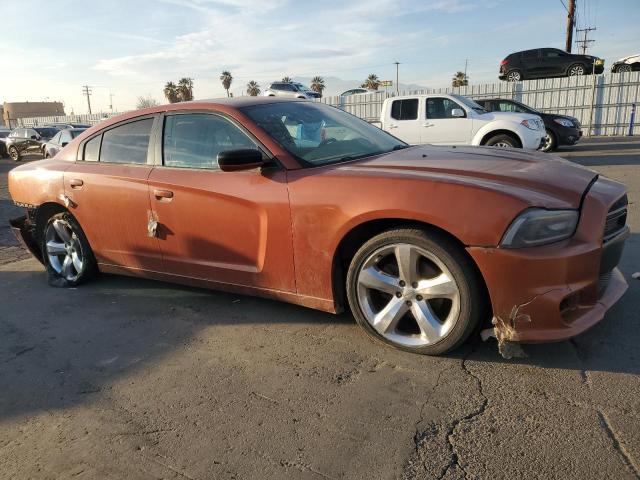 2B3CL3CG8BH550027 - 2011 DODGE CHARGER ORANGE photo 4