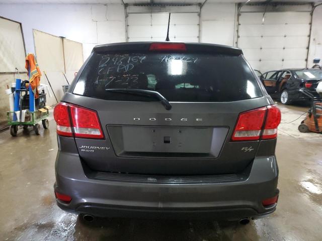 3C4PDDEGXGT248169 - 2016 DODGE JOURNEY R/T CHARCOAL photo 6