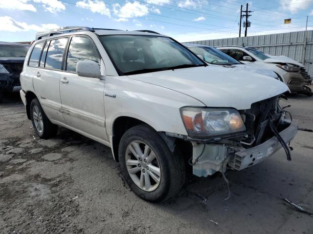 JTEEW21A770046647 - 2007 TOYOTA HIGHLANDER HYBRID WHITE photo 4