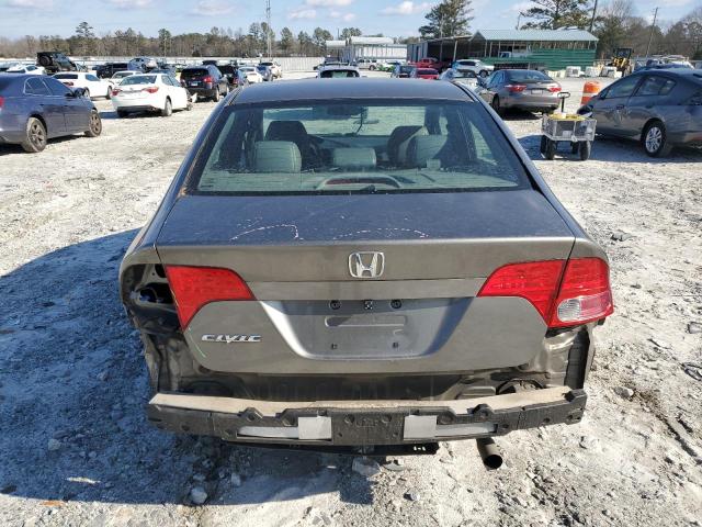 2HGFA16978H322159 - 2008 HONDA CIVIC EXL SILVER photo 6