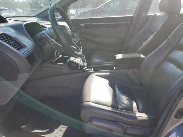 2HGFA16978H322159 - 2008 HONDA CIVIC EXL SILVER photo 7