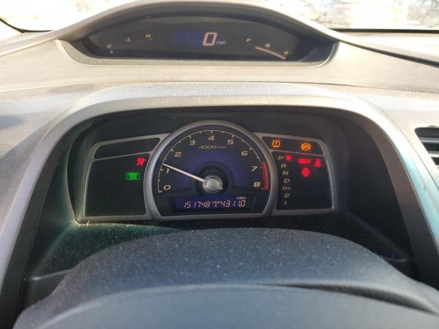 2HGFA16978H322159 - 2008 HONDA CIVIC EXL ვერცხლისფერი ფოტო 9