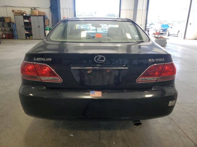 JTHBA30G465166407 - 2006 LEXUS ES 330 BLACK photo 6