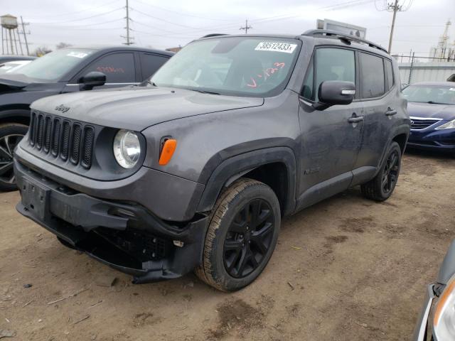 ZACCJBBB3HPG09173 - 2017 JEEP RENEGADE LATITUDE GRAY photo 1