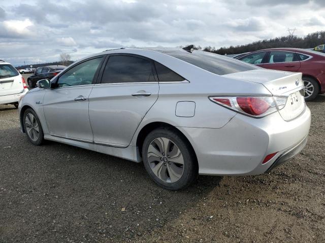 KMHEC4A47FA130152 - 2015 HYUNDAI SONATA HYBRID SILVER photo 2